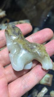 和田籽料白玉马可挂可把